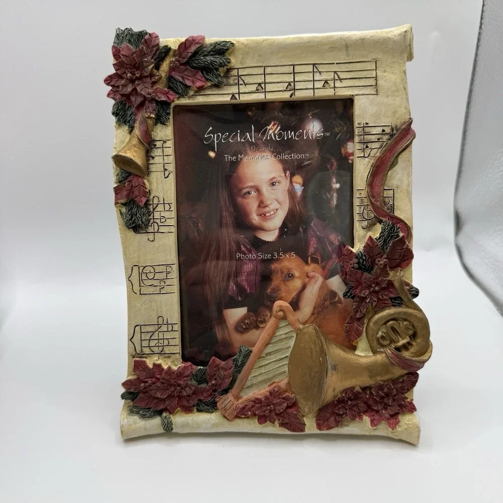 VTG 3D‎ Rustic Musically Picture Frame 3.5 X 5 Music Notes Photo Holder